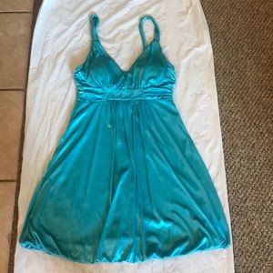 Turquoise blue cocktail dress!
